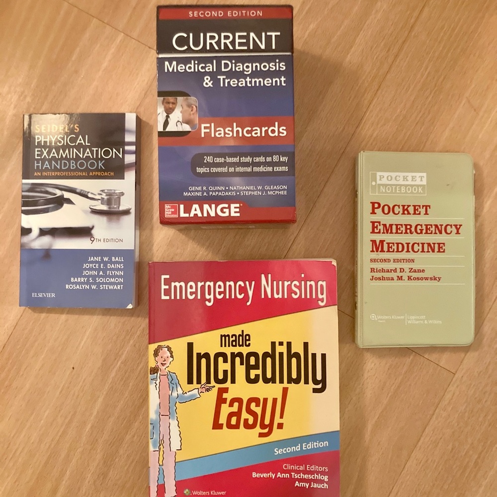 Seidel’s Physical Assessment Book + Medical Books